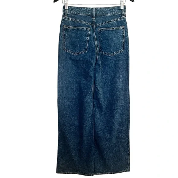 H&M “Harper” Women’s High Rise Wide Leg Jeans- 97% Cotton - Picture 8 of 10